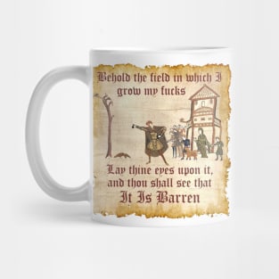 Behold The Field, Medieval Dank Meme Mug